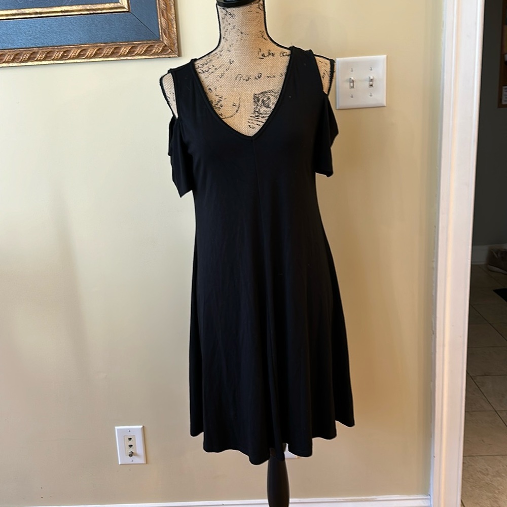 WHBM cold shoulder dress
